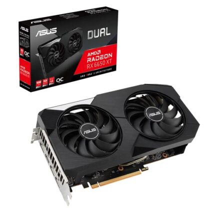 ASUS Dual Radeon RX 6650 XT OC Edition 8GB GDDR6 Graphic Card DUAL-RX6650XT-O8G