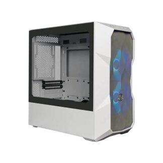 Cooler Master TD300 Mesh ARGB (M-ATX) Mini Tower Cabinet (White) TD300-WGNN-S00