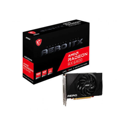 MSI Radeon RX 6400 Aero ITX 4GB Gaming Graphics Card