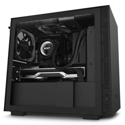 NZXT H Series H210i Matte Black Tempered Glass Mini-ITX Tower Case CA-H210i-B1