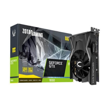 Zotac Gaming GEFORCE GTX 1650 OC 4GB GDDR6 128-BIT Gaming GRAPHICS CARD ZT-T16520F-10L